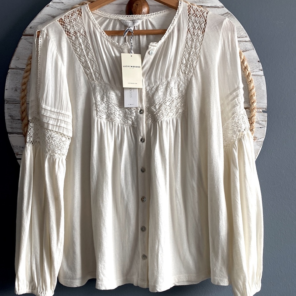 Lucky Brand Pheasant Top - Picture 7 of 16